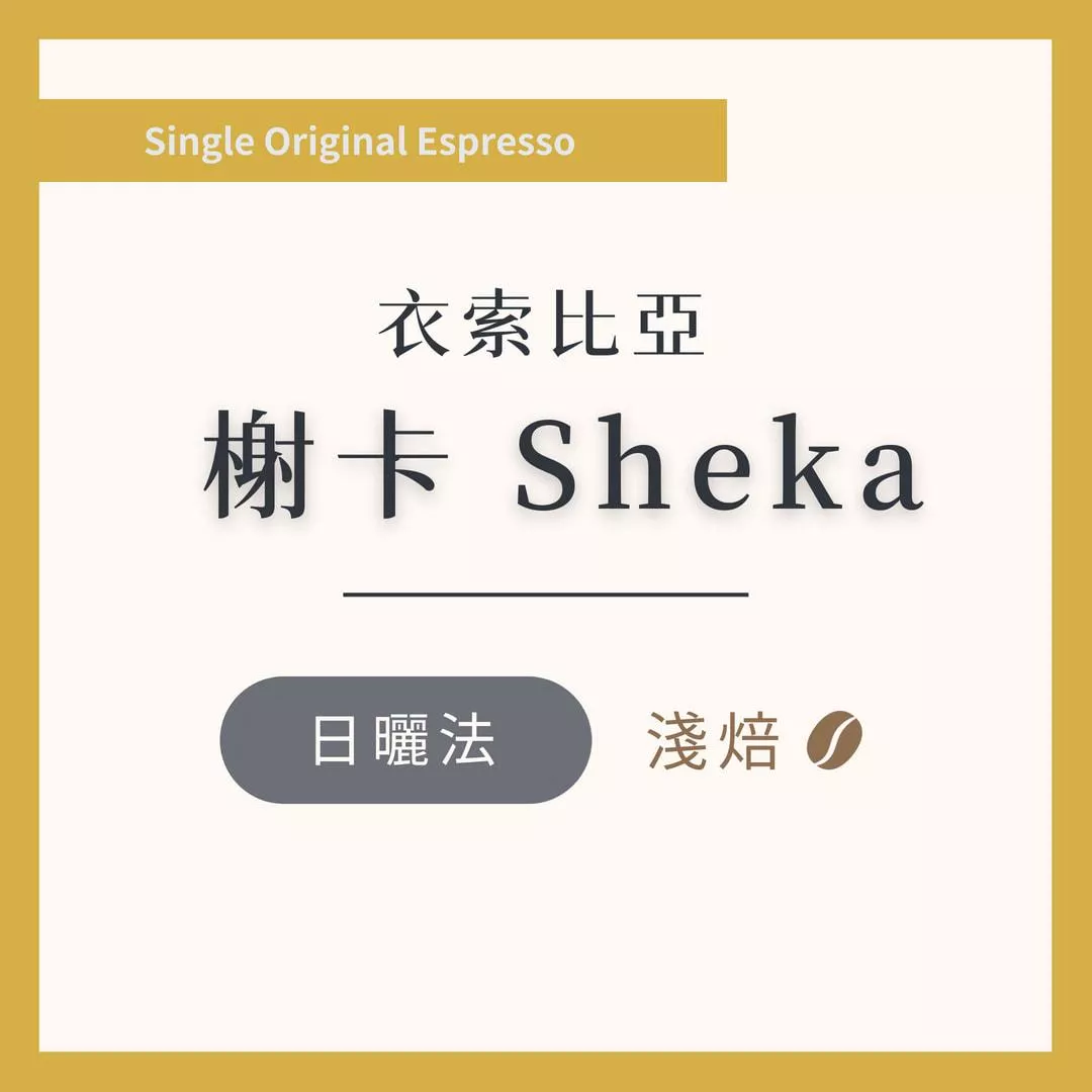 衣索比亞 榭卡 日曬 淺焙
