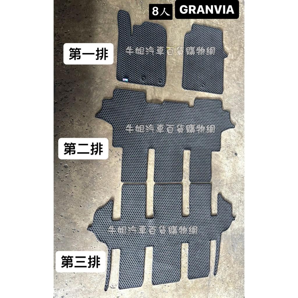 豐田 TOYOTA【2022年 GRANVIA 6人 7人 8人 全車】吉可麗腳踏墊 綠世界 蜂巢