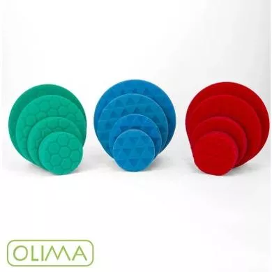 高雄門市 OLIMA 3吋 4吋 5吋 6吋 海綿盤 比利時原料 黏扣式海棉盤 拋光 研磨 打蠟 海綿 鏡面 鏡面拋光