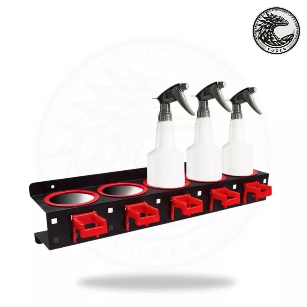 高雄門市 壁掛式噴瓶收納掛架 放置架 收納架 掛架 工具收納架 壁掛式 置物架 蠟 拋光 汽車美容 車 牆架 美容 鐵架