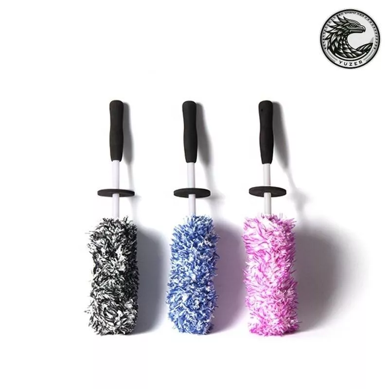 高雄門市 長毛絨輪框刷 3色 輪胎刷 輪框刷 清潔刷 輪胎刷 輪圈刷 洗車刷 細節刷 汽車 輪框 輪胎 刷子 刷 洗車