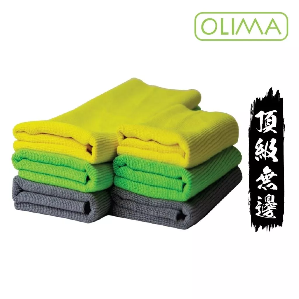 高雄門市 OLIMA 無邊珍珠格纖維布 420GSM 鍍膜布 纖維布 眼鏡布 擦拭布 下蠟布 擦車布 吸水布 打蠟布