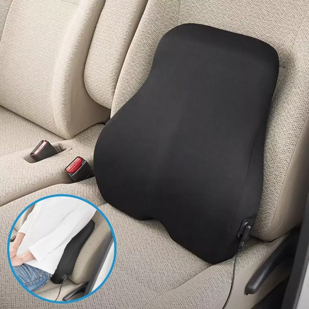 【BONFORM】 USB 5V三段式調整電動按摩腰墊 B5809-08 腰靠 背靠 腰墊 車用 SD