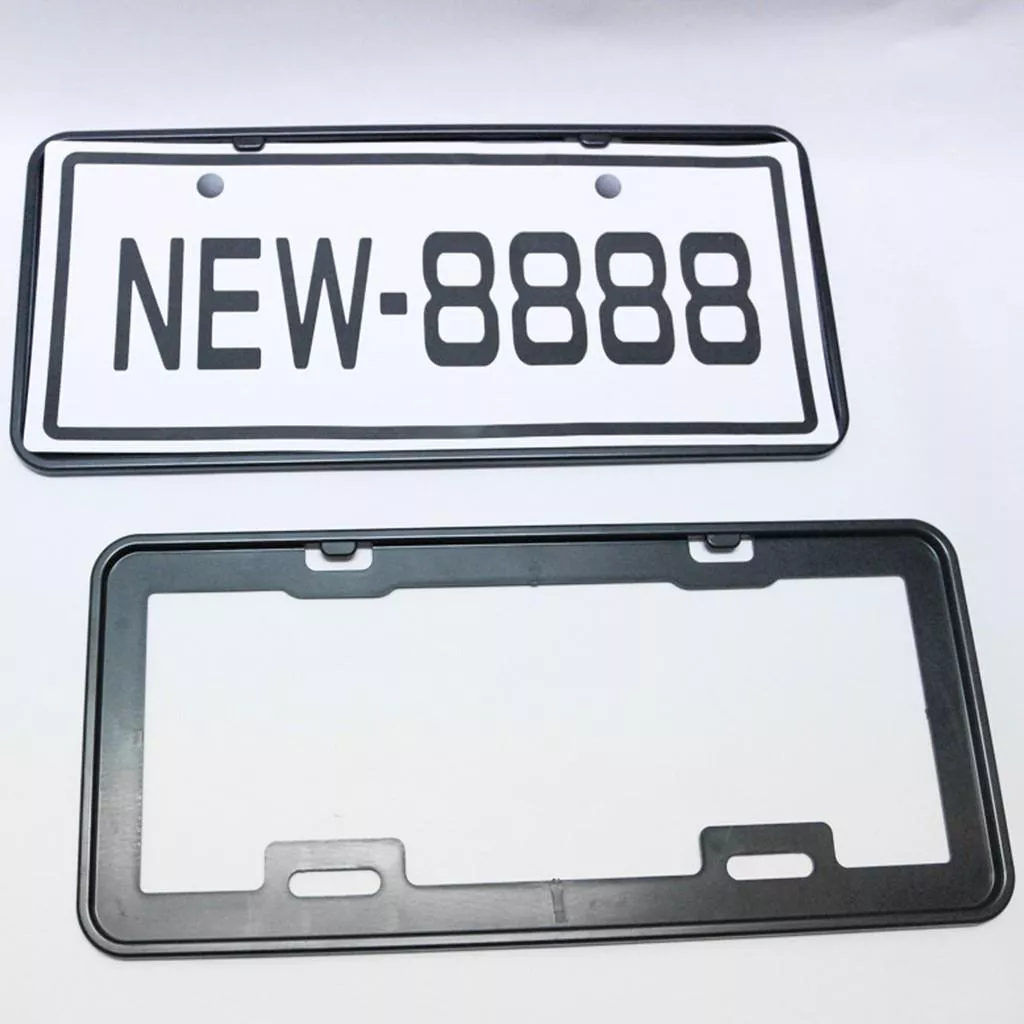 新車牌框 七位數 一組兩入 通用款 PI-76110