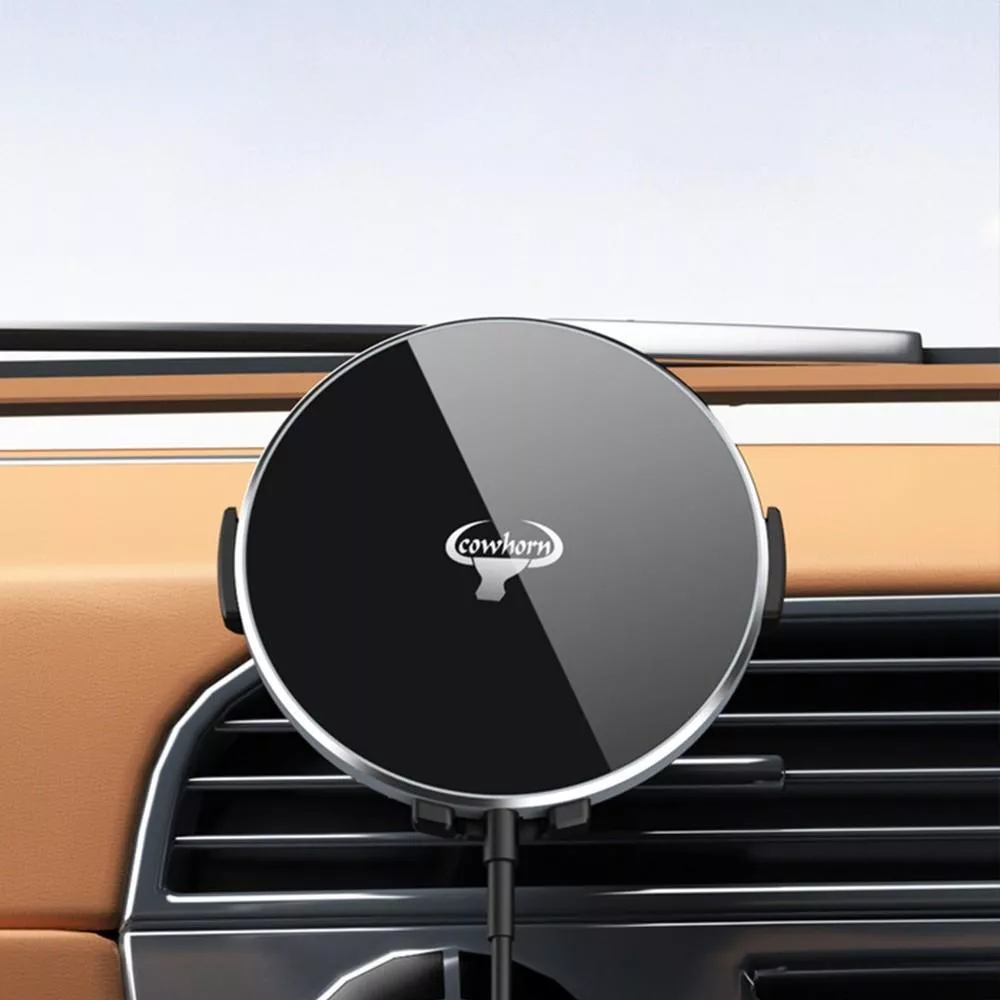 Cowhorn 牛角磁吸雙用充電器 車架款 黑 G1-S12-BK 無線充電 充電器 無線 車充 磁吸 SD