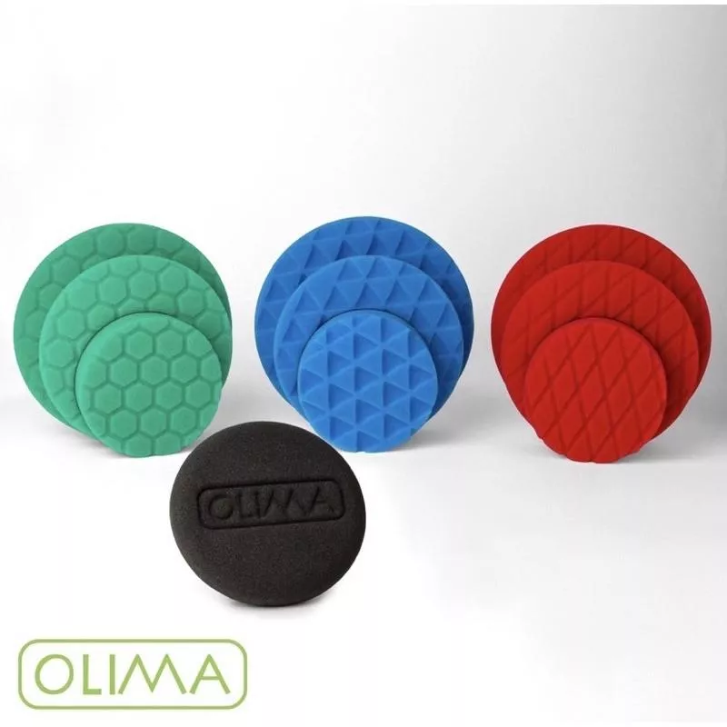 高雄門市 OLIMA 4吋海綿盤 DAC15無線DA機用 RO DA GA 海棉盤 黏扣式海綿 氣動海綿 平面 打蠟海綿