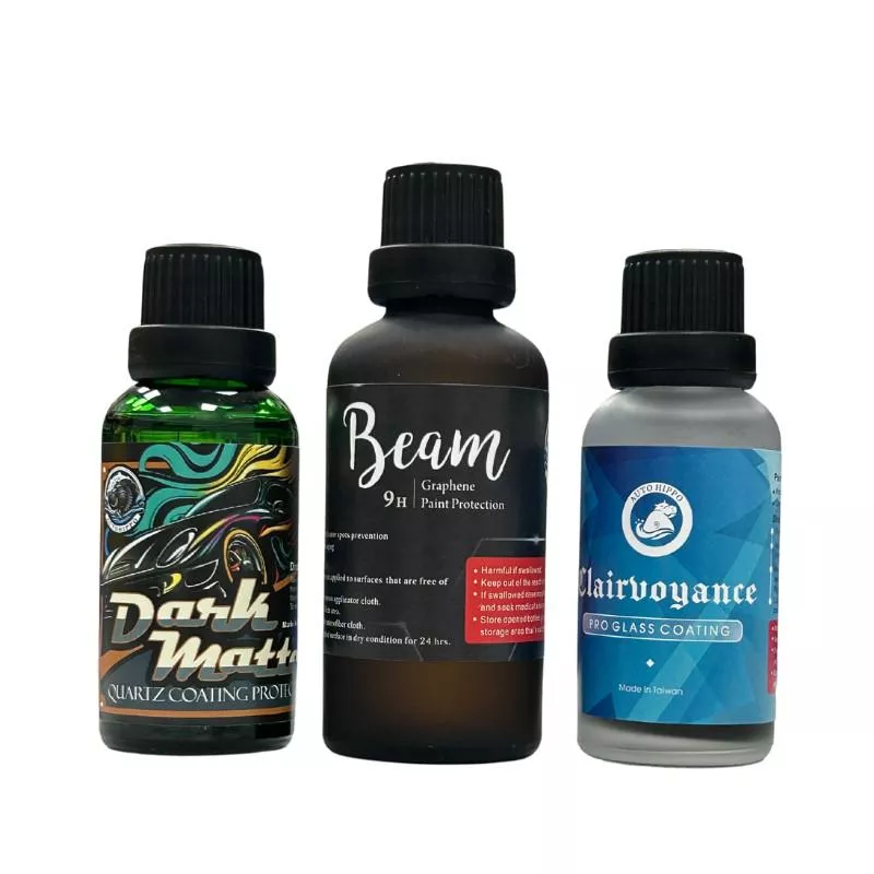 高雄門市 三位一體石墨烯鍍膜組 車身 玻璃 塑料鍍膜 鍍膜劑 維護劑 鍍膜 9H 車漆 漆面 塑料鍍膜 石墨烯 玻璃鍍膜