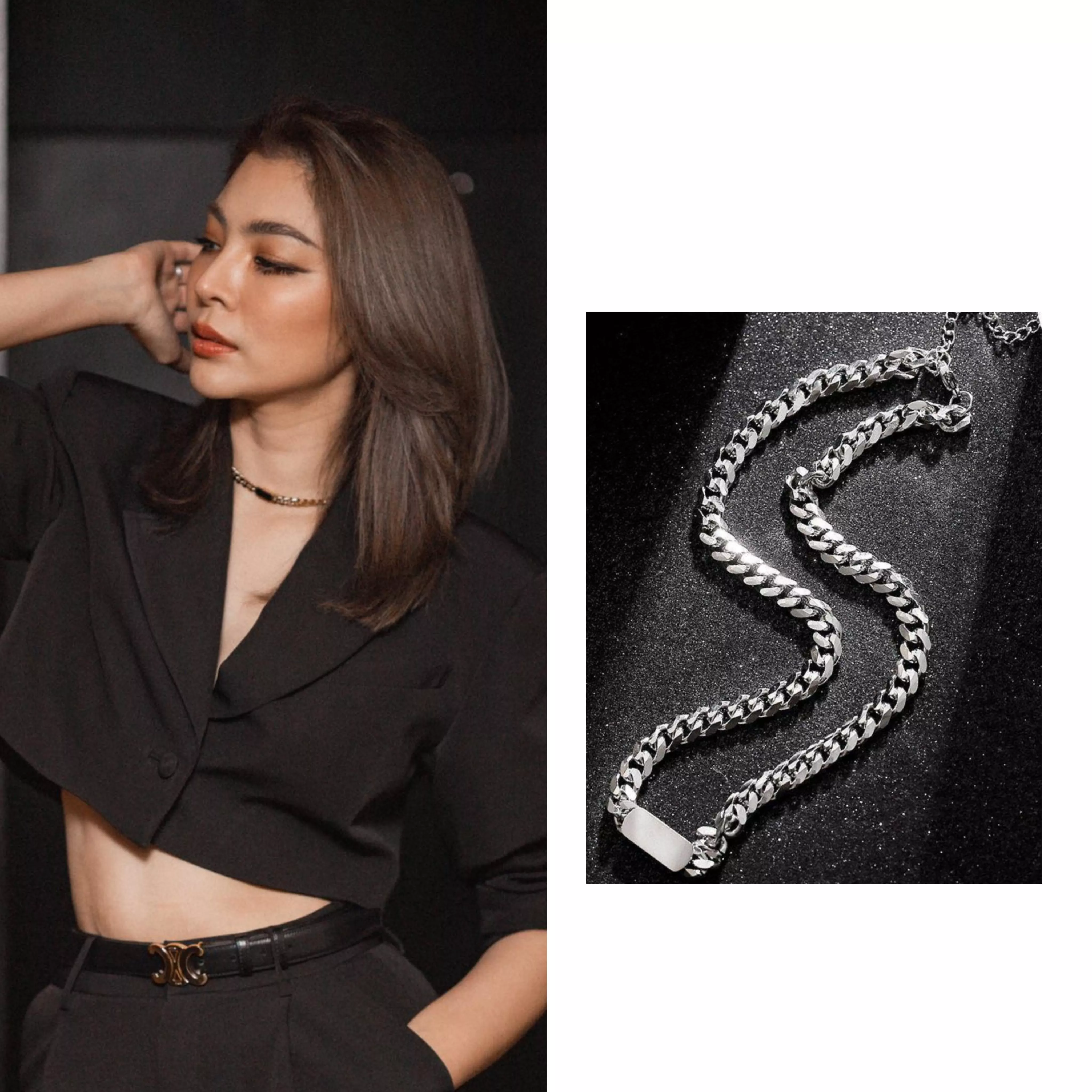 💖預購20天到貨 愛填滿空白項錬 faye同款 古巴 項鍊 fayeyoko