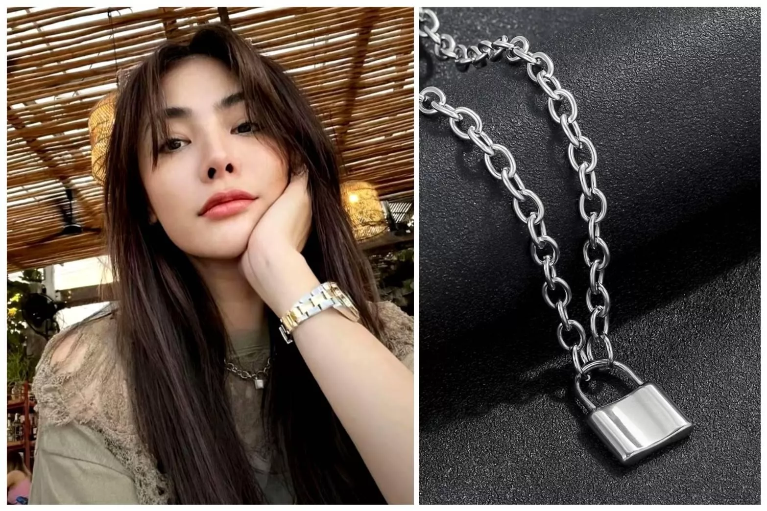 💖預購20天到貨 愛填滿空白項錬 faye同款鎖頭項鍊