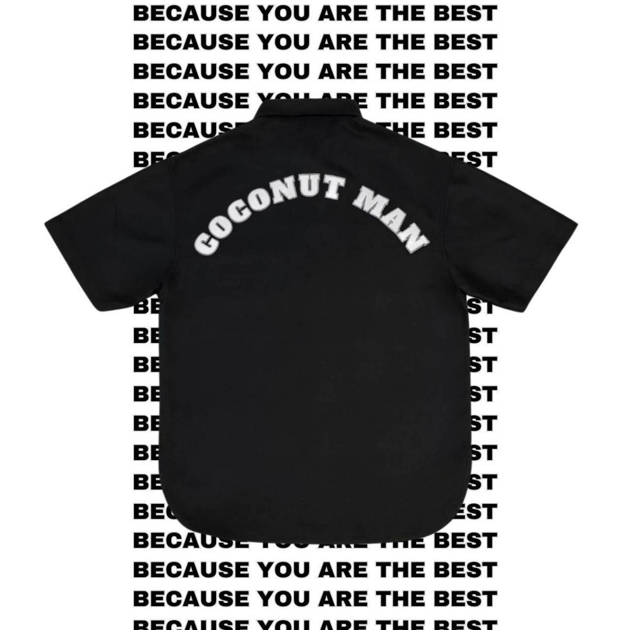 💝3月  二次預購💖預購僅匯款  COCONUT MAN  椰子人日常衬衫（第一版）  颜色：黑白 andaLookkaew