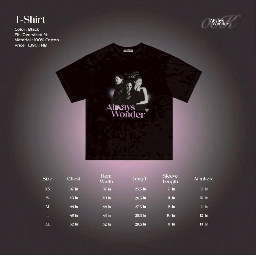 ❤️預購僅匯款  Alwayswonder   | 'Birthday' Black T-Shirt