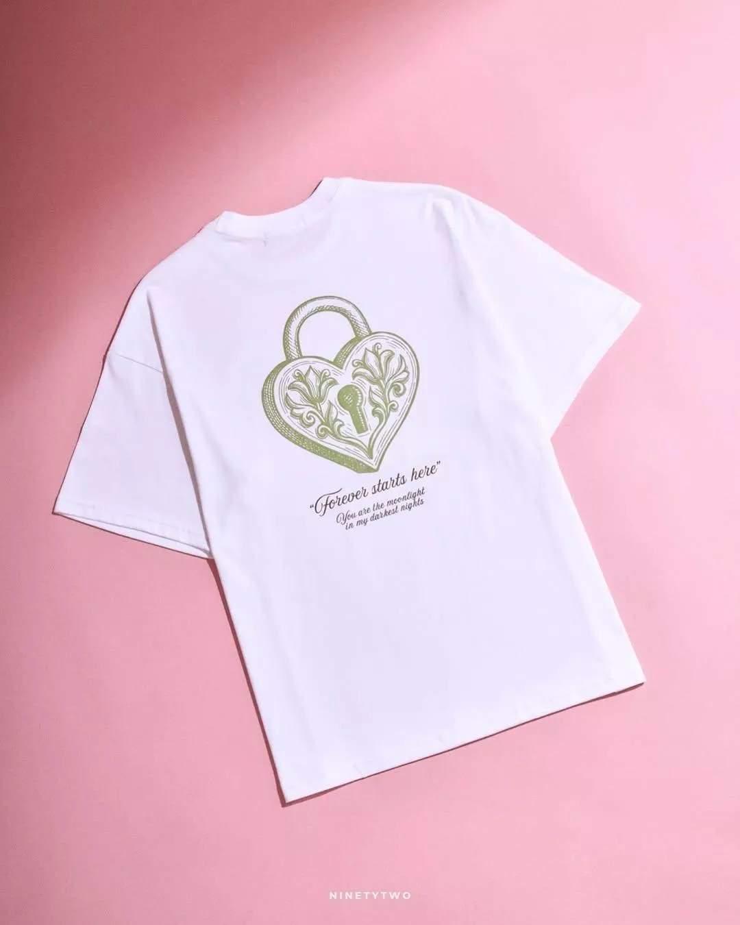 台灣現貨 ❤️  ninetytwo   92 新品  Forever Start Here" T-Shirt   freenbecky  粉紅理論