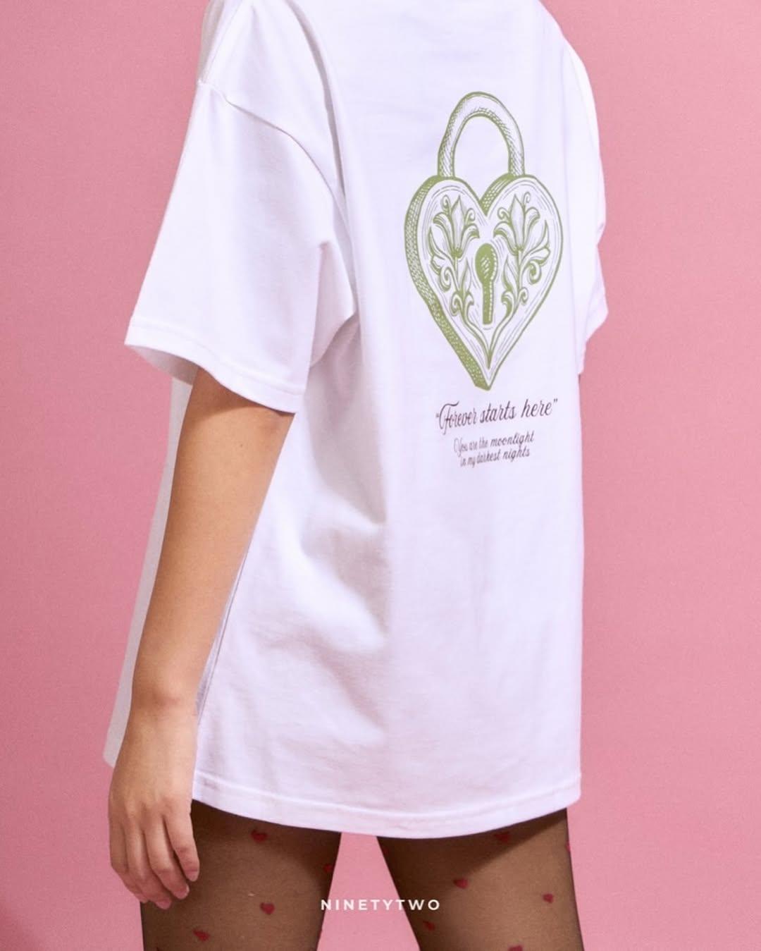 台灣現貨 ❤️  ninetytwo   92 新品  Forever Start Here" T-Shirt   freenbecky  粉紅理論