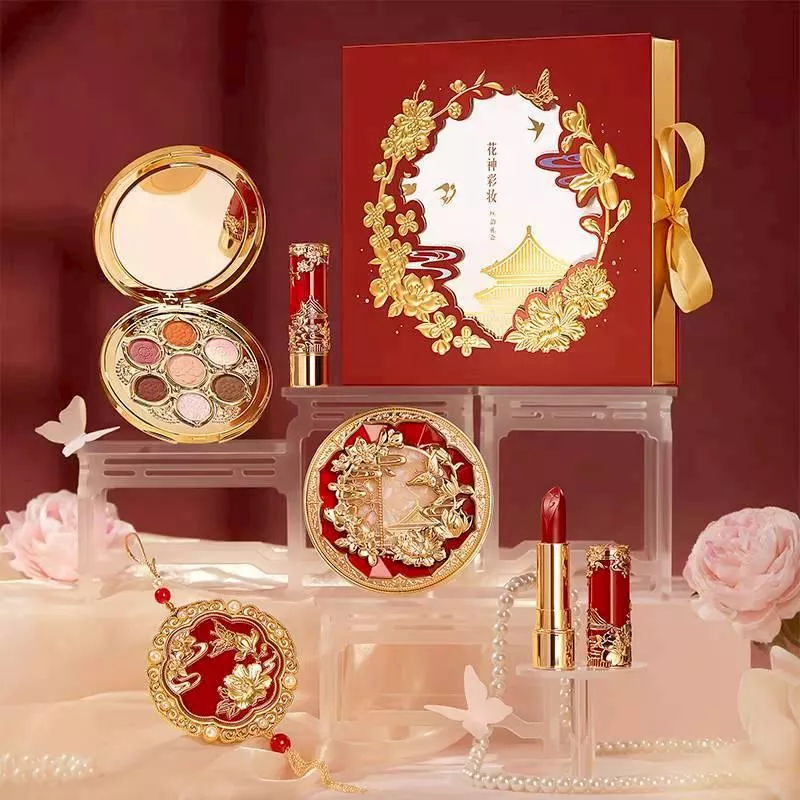 預購20天到貨  故宮花神彩妝禮盒口紅 眼影 禮盒