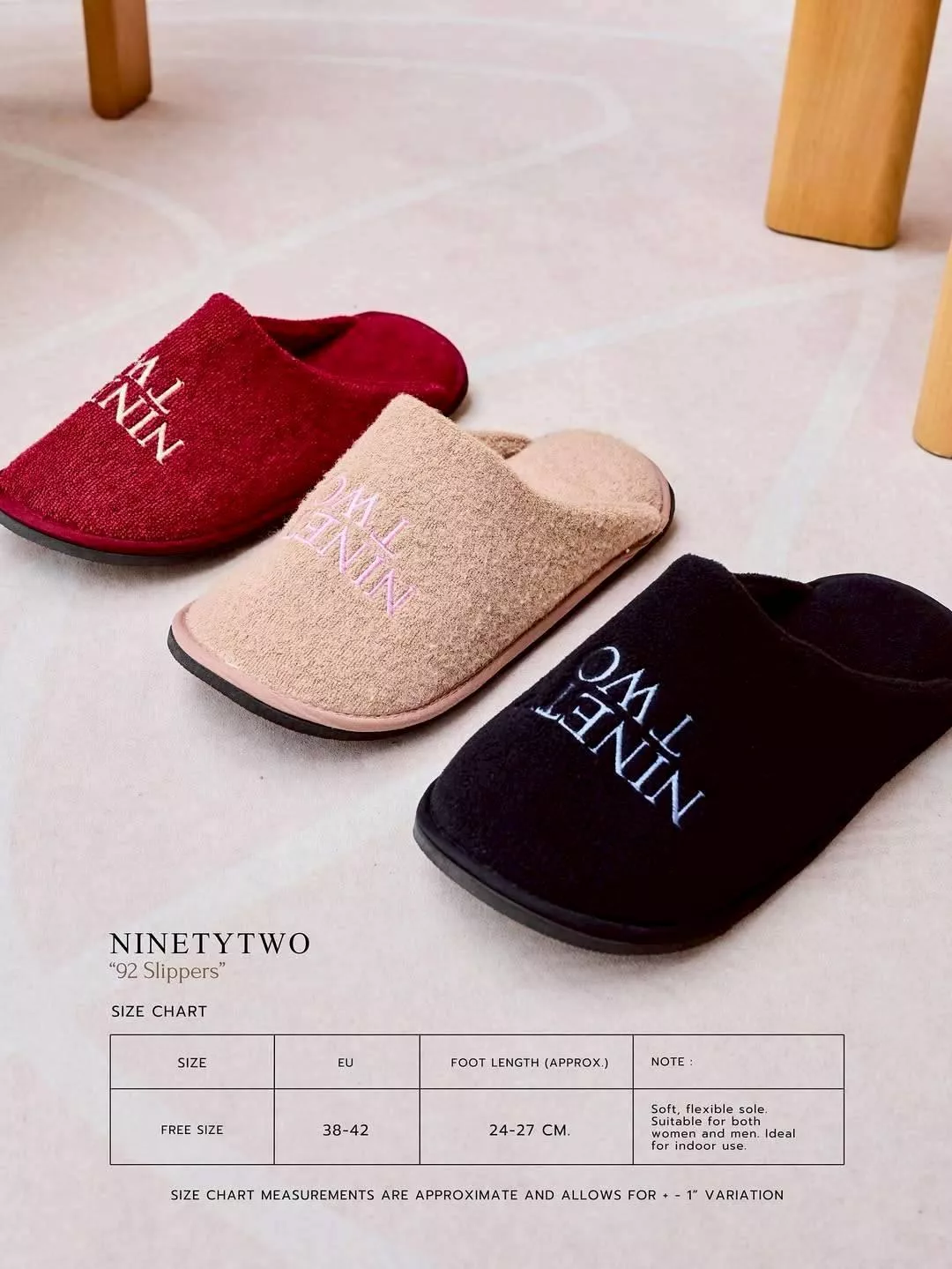 現貨❤️ ninetytwo    92新品 拖鞋  顏色：黑   