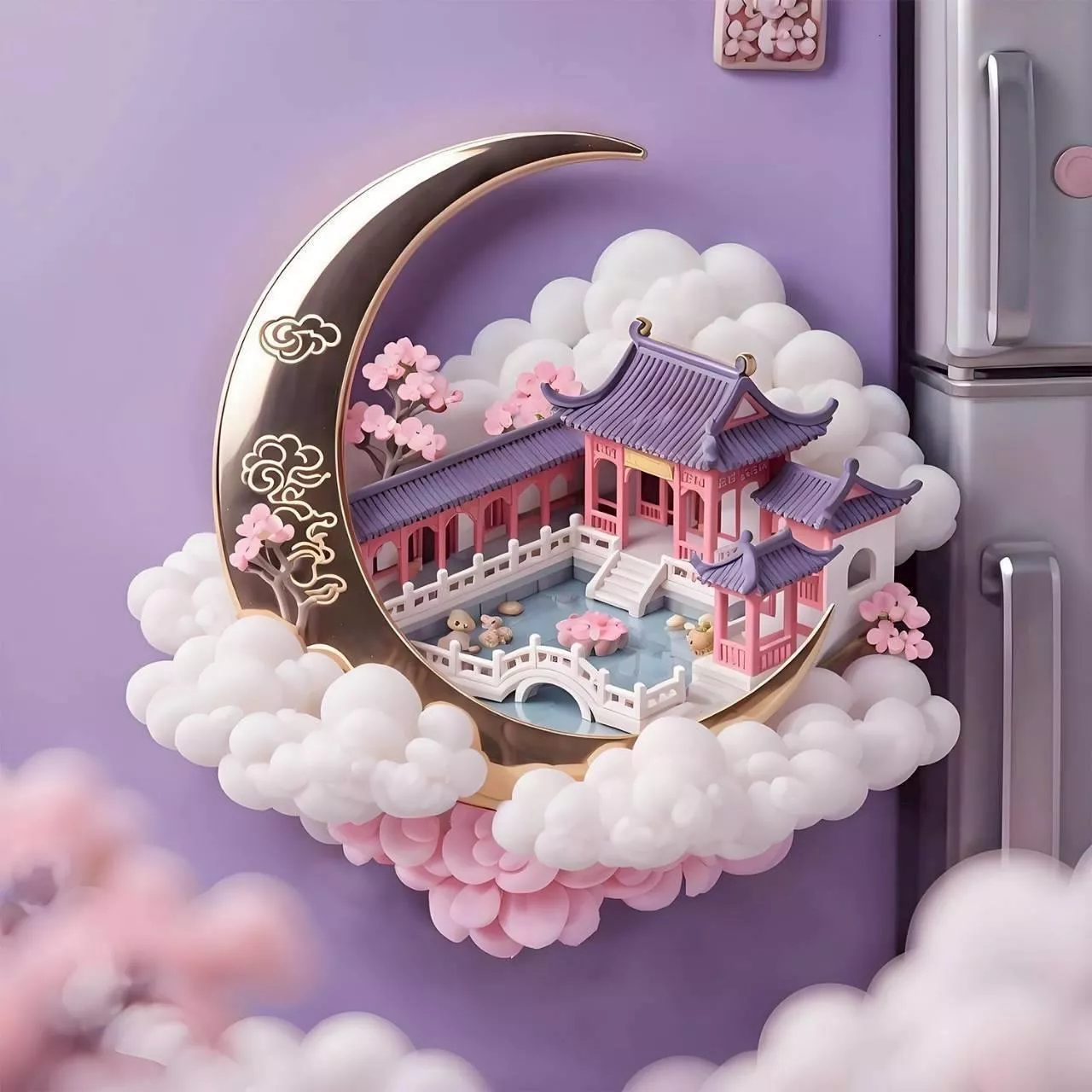 預購20天到貨   廣寒仙宮冰箱貼