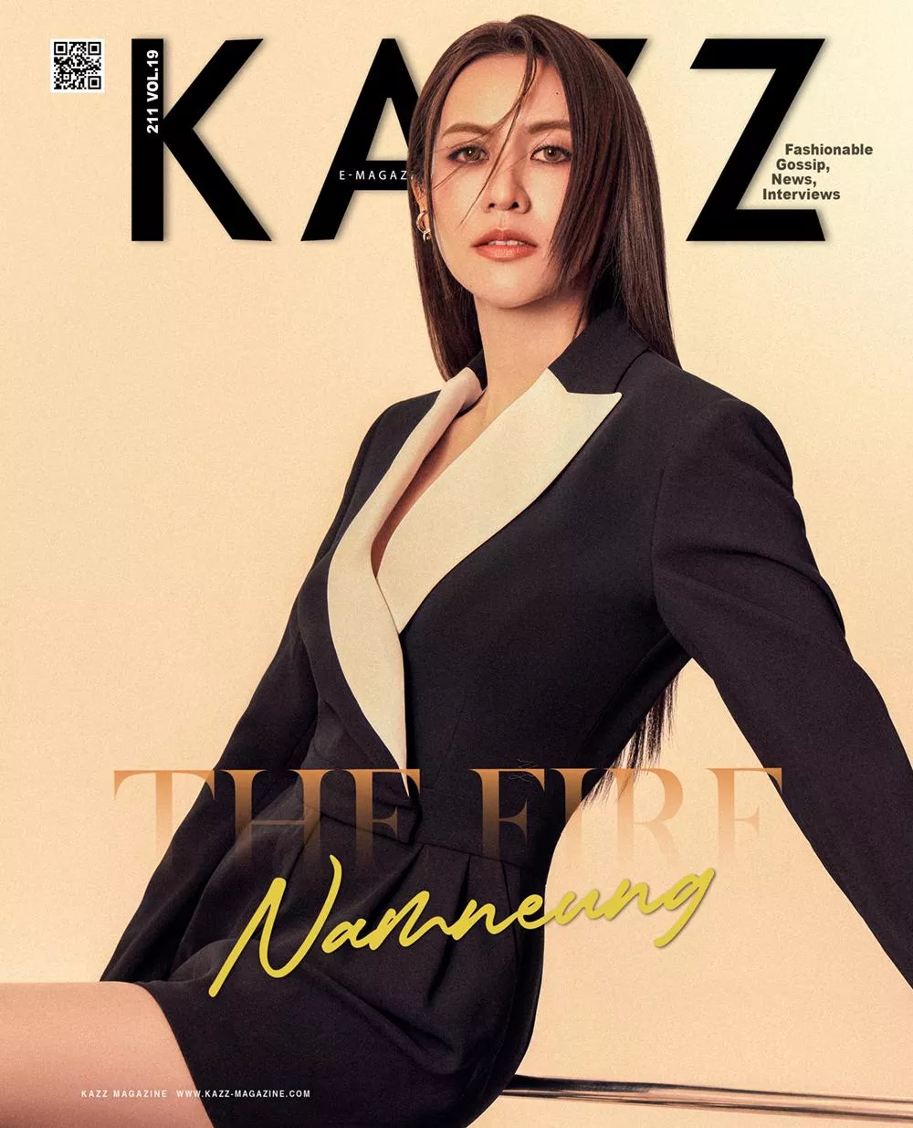 現貨    KAZZ 211 The Fire – Namneung  封底    // TheFire 火之愛鏈  4Elements  四元素雜誌