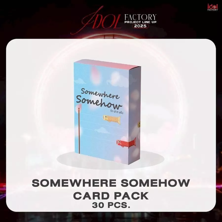 預購20-30天到貨     SOMEWHERE SOMEHOW  CARD PACK 30 PCS.      //固執的愛  夢中的她      FayMay
