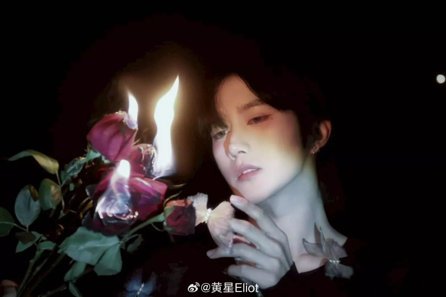 預購20天到貨   垂涎  黃星  DOACH官方星星鋯石通體純銀耳釘一對    ***    //   --- 黃星邱鼎杰星邱星有千千杰 痊癒公約