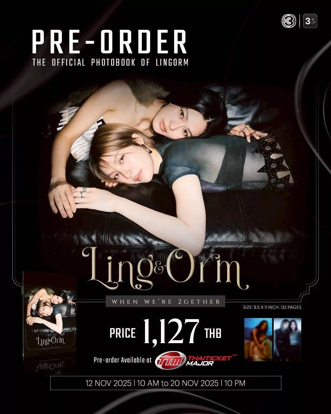 預購    ch3plus 《ch3plus The Official Photobook of LINGORM 官方寫真  LING & ORM WHEN WE'RE 2GETHER"    ../........   我們的秘密   only you  lingorm  