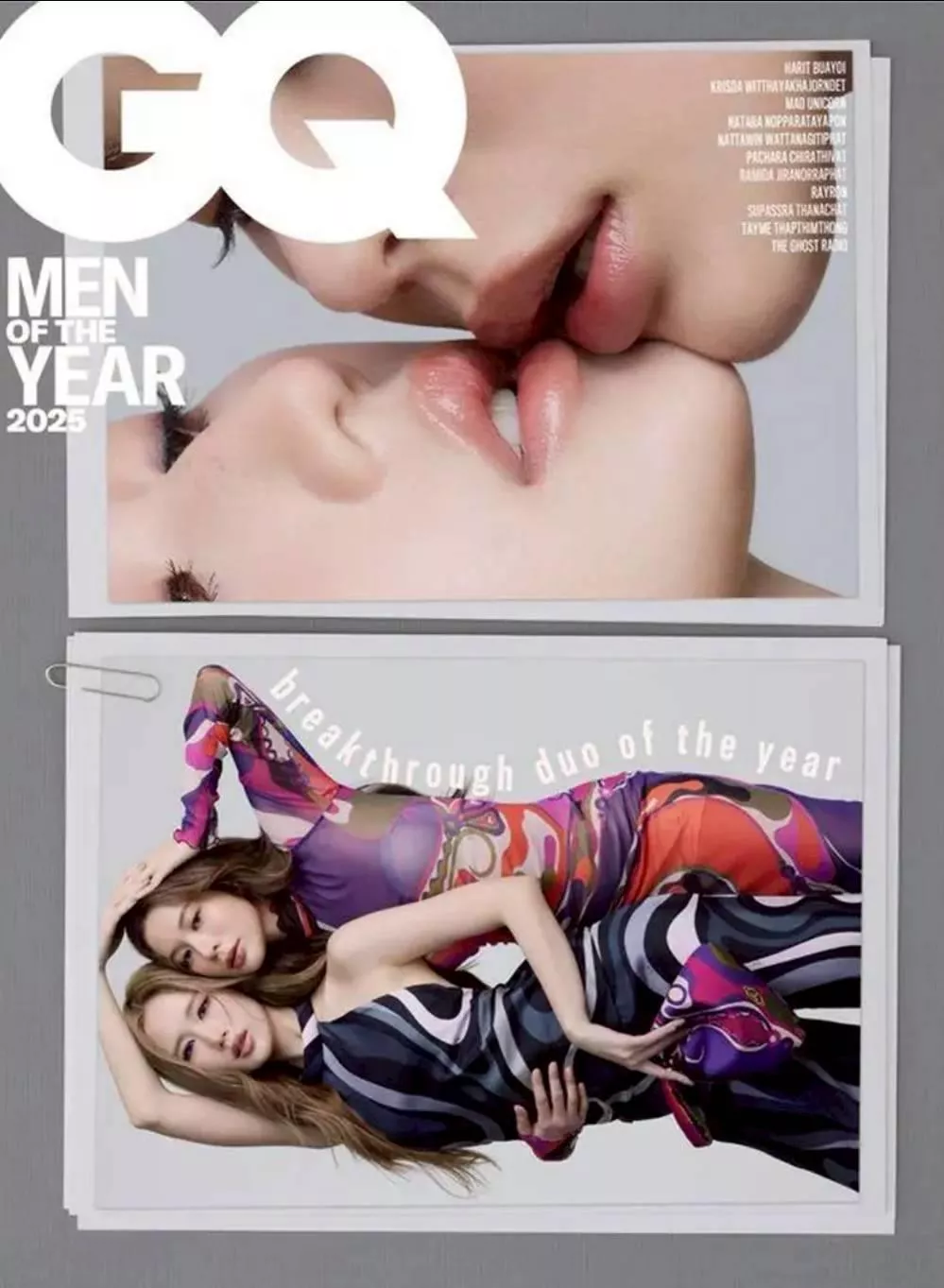 預購2026/1月中旬到貨   GQTHAILAND​ 雜誌 泰國KaoJaneeyeh 封面  ------設計愛情週邊