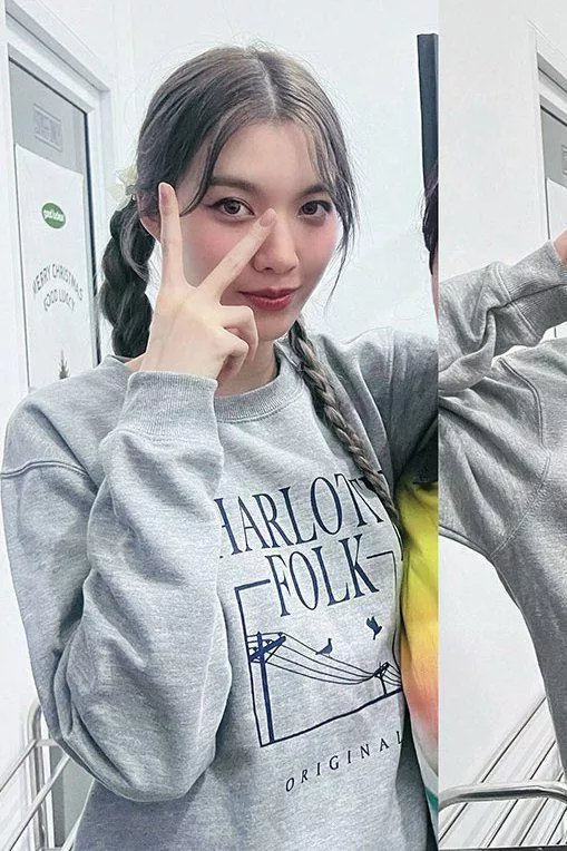 預購20天到貨  OlORM  同款長袖上衣  FOLK字母款   lingorm      我們的秘密