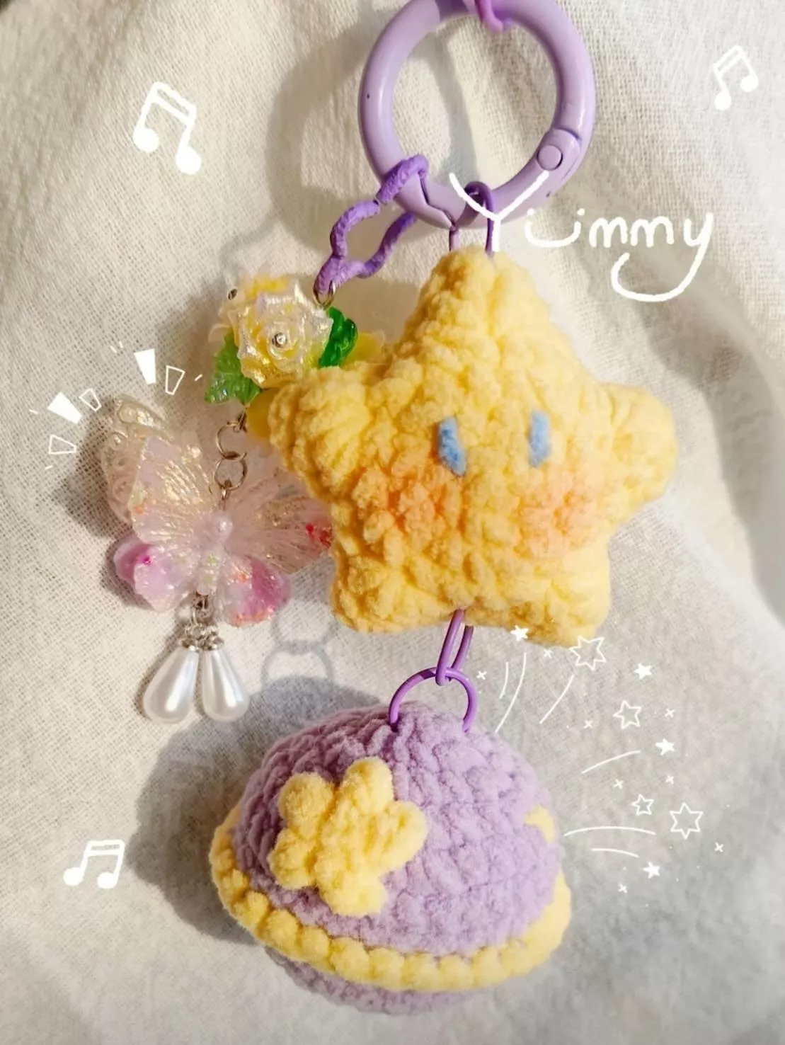 預購30天到貨   垂涎 秋天擁有星星掛件   ------ 垂涎  desire4 黃星邱鼎杰 痊癒公約