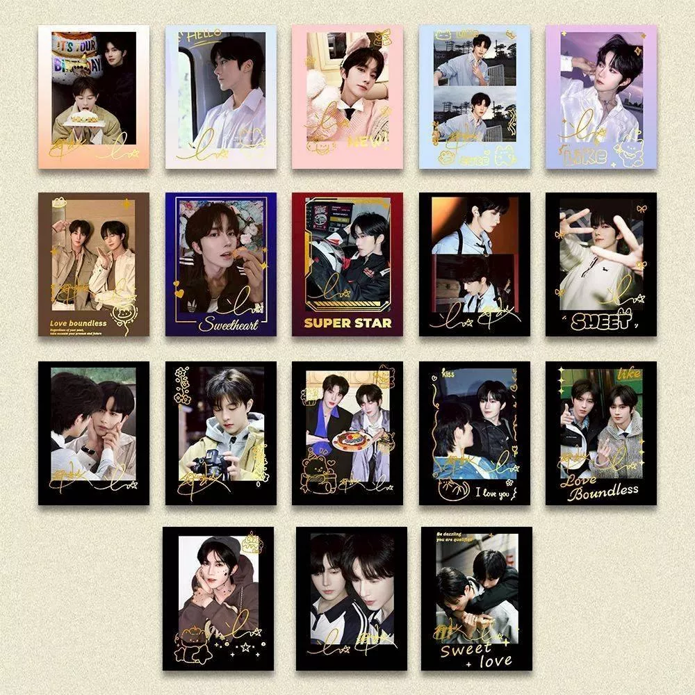 預購30天到貨   垂涎 垂涎 雙人小卡拍立得18件套  --------- 垂涎  desire4 黃星邱鼎杰 痊癒公約