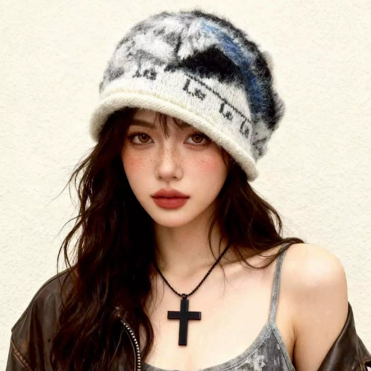 日系時尚毛線帽