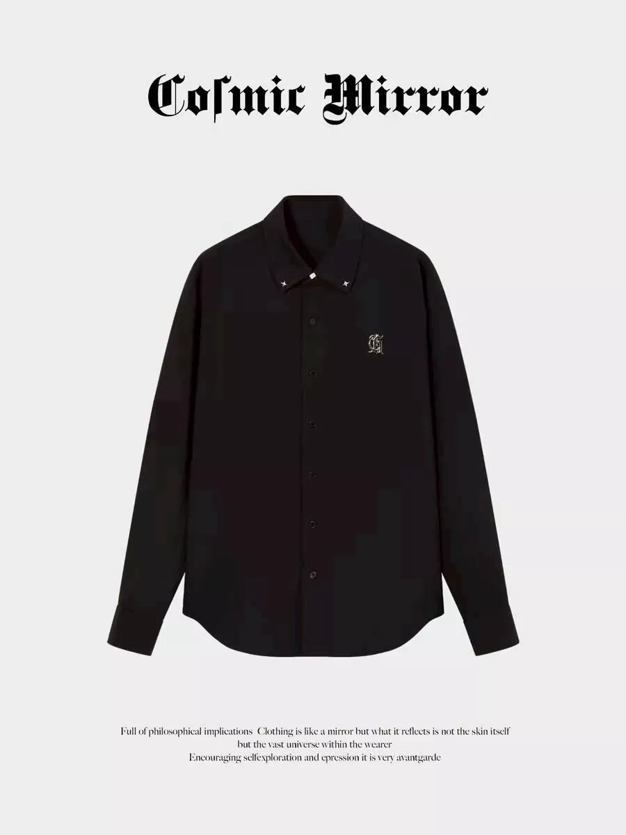 預購50天到貨  黃星同款 CM 2026春季新品   長袖襯衫黑色休閒風    -------垂涎 星邱 狼兔 痊癒公約 DESIRE4  星有千千杰