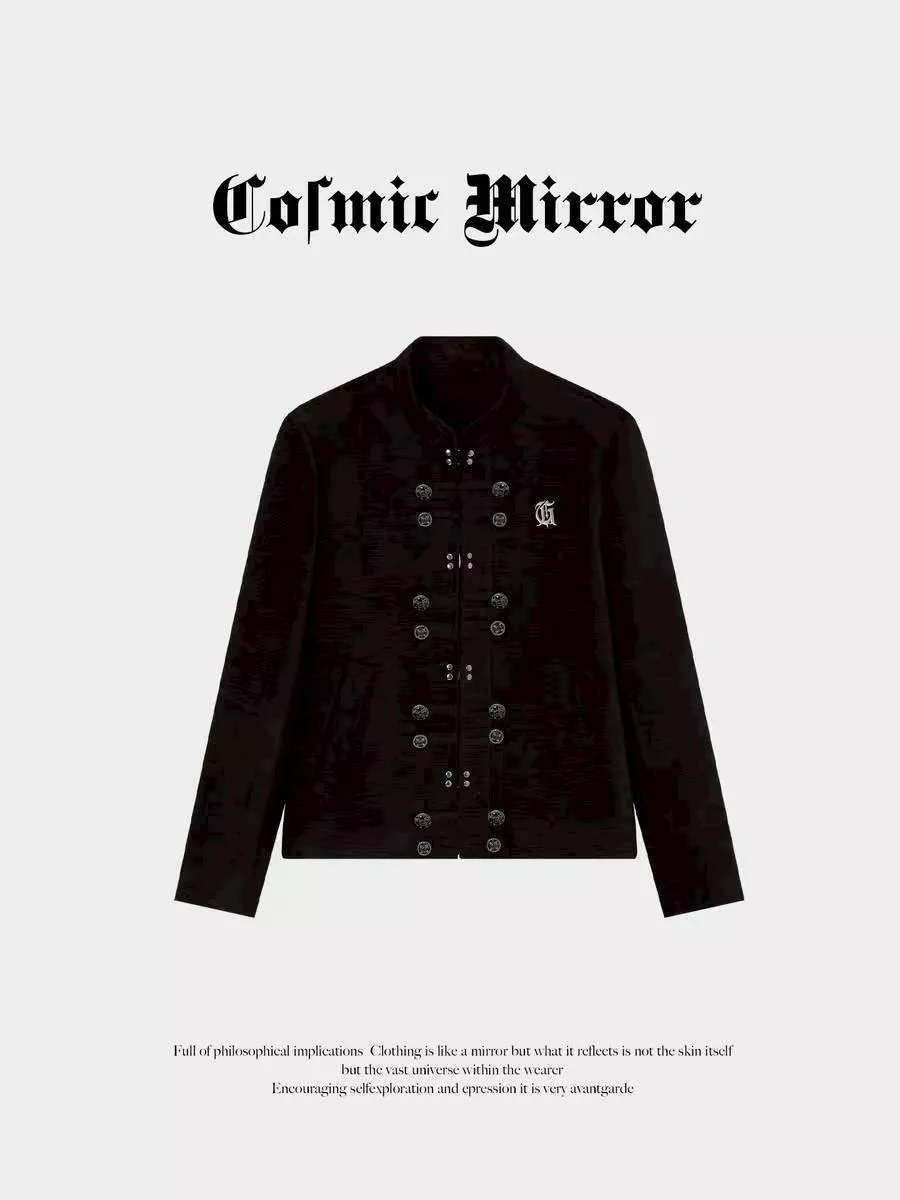 預購50天到貨  黃星同款  CM 2026春季新中式雙排扣立領短外套      -------垂涎 星邱 狼兔 痊癒公約 DESIRE4  星有千千杰