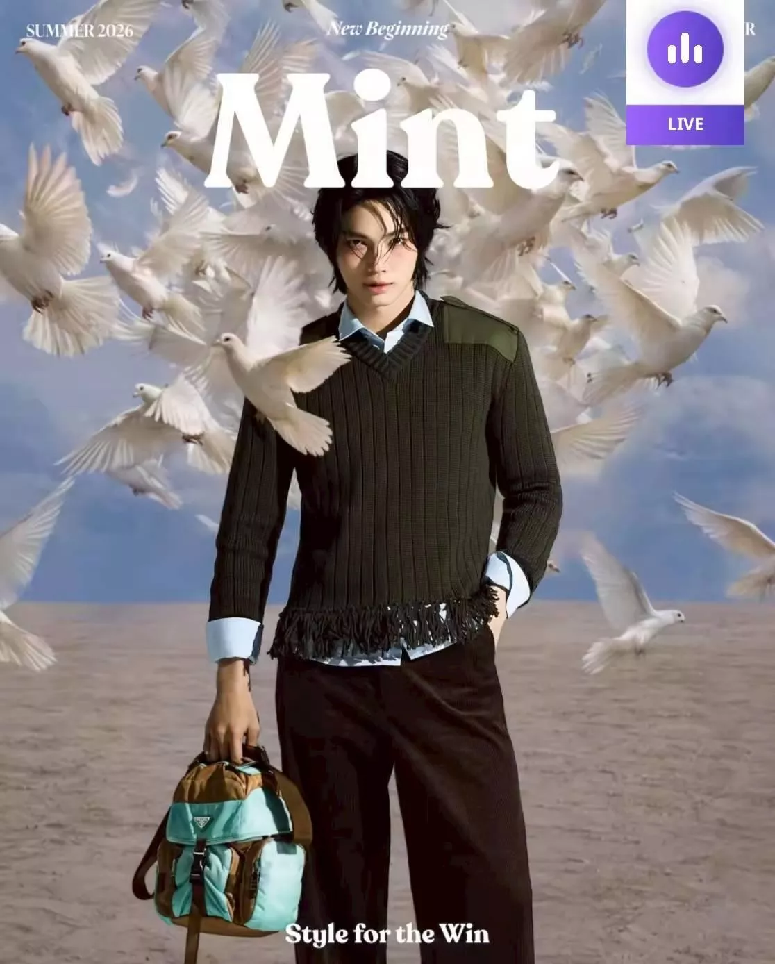 預購約45天到貨  Mint Vol. 33: Win Metawin,   Becky,內頁  ---------    freenbecky雜誌 粉紅理論雜誌