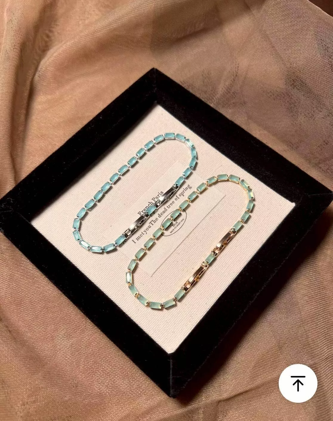 預購30天到貨  方塊鋯石手串簡約包裝款