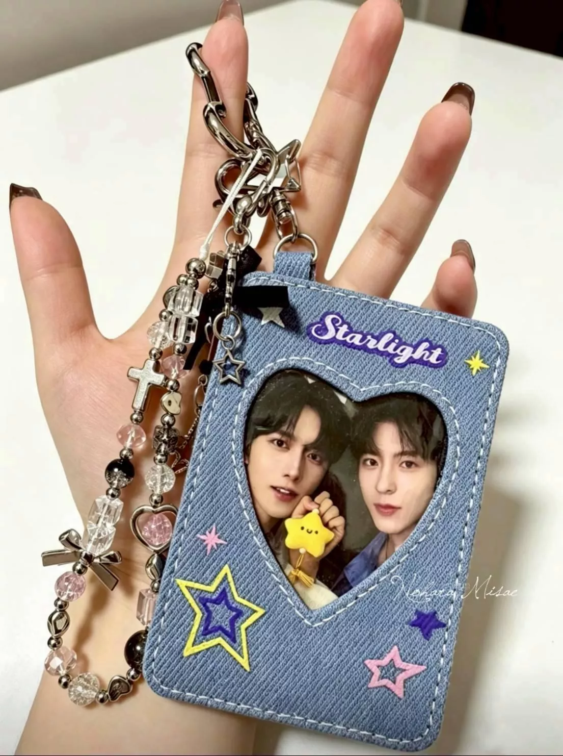 預購30天到貨  垂涎  星邱雙人版單寧色掛件---------------desire4 狼兔星邱痊癒公約