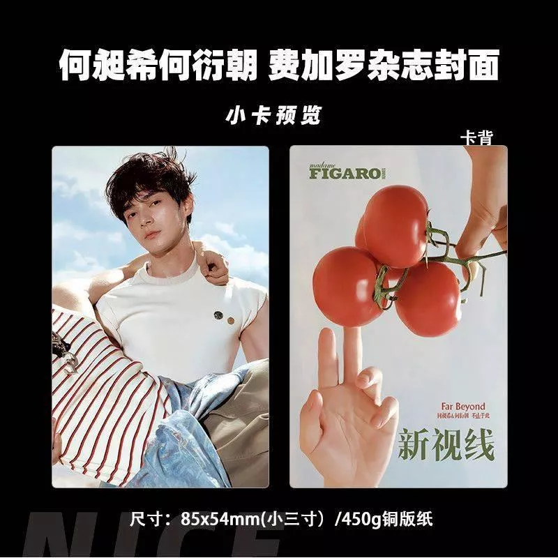 預購30天到貨 希朝有你  費加羅雜誌封面小卡20件套 -------- 初三的六一兒童