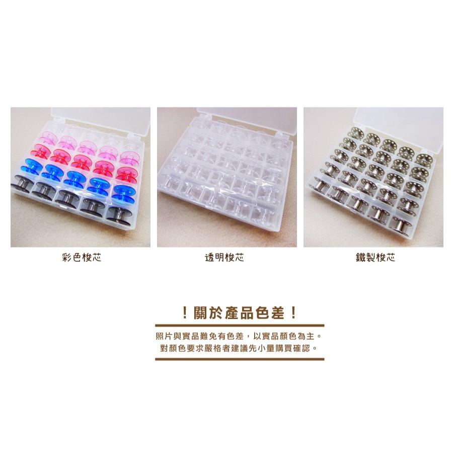 Smiko腸腸妞【5T7388】25個梭芯+25格縫紉機梭芯收納盒 蕾絲/窗簾/紗布/DIY/門簾/桌巾
