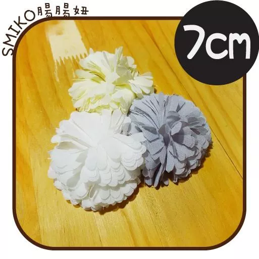 SMIKO腸腸妞【5K9022】7CM美美雪紡花球