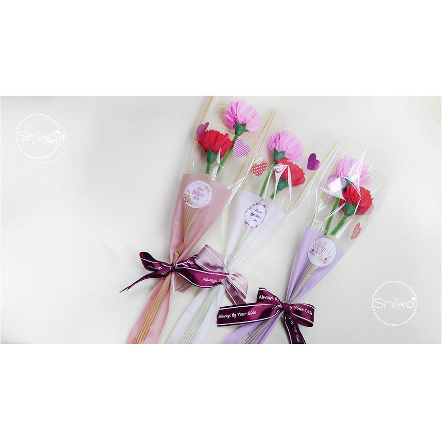 【Smiko腸腸妞】45CM康乃馨母親節花束手作材料包 母親節/花束/禮物/兒童美勞/幼兒手作5N0501
