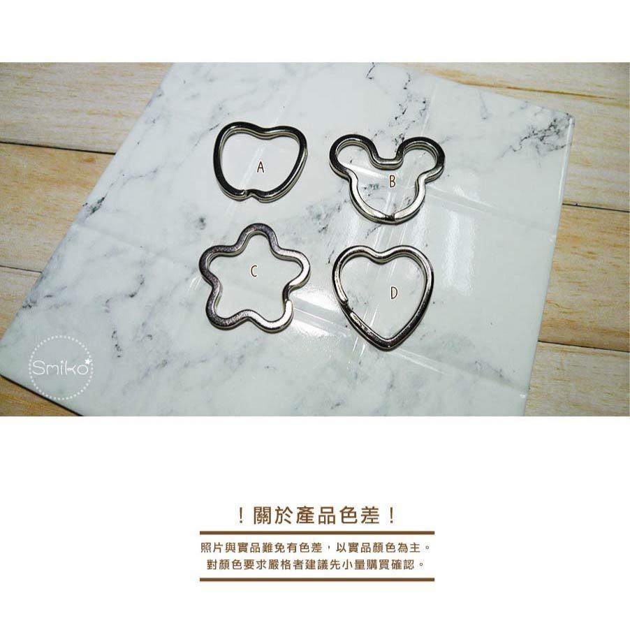 吸睛造型🤩金屬銀色扁形造型鑰匙圈  問號鉤 DIY 手作 旋轉勾 掛鉤 包包掛勾配件 旋轉扣 狗扣 鑰匙
