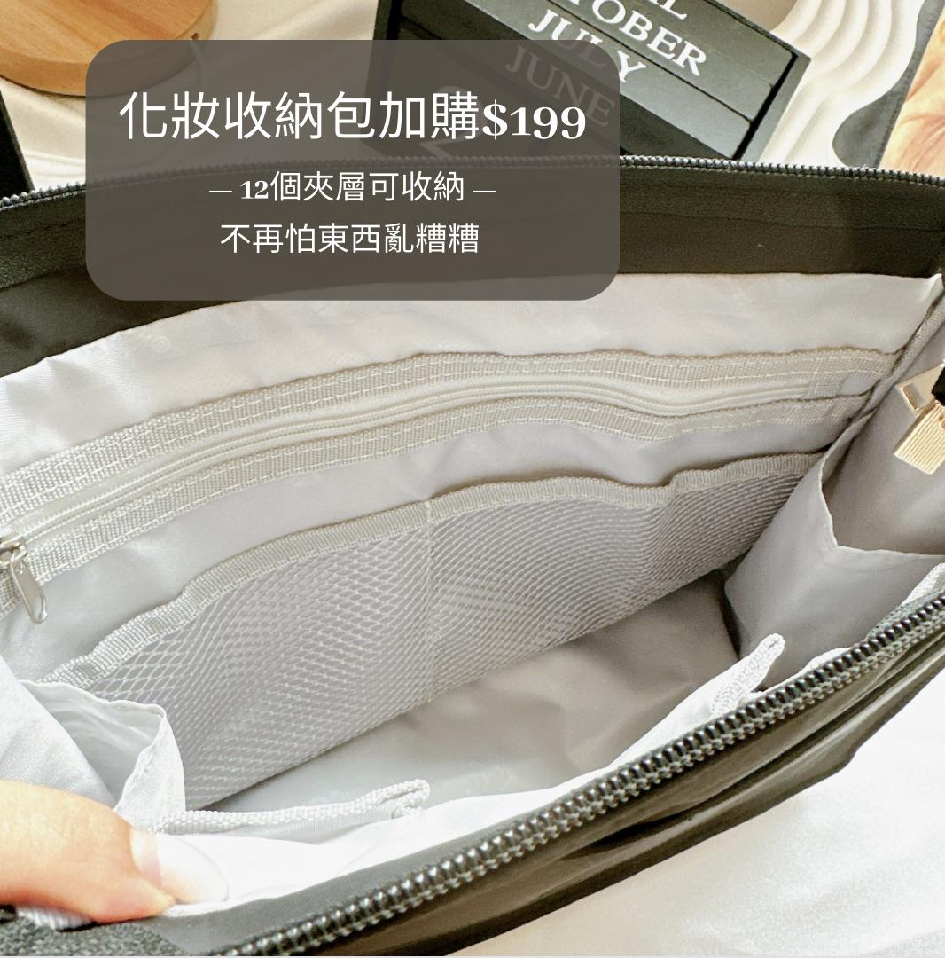 法式皮革鏈條托特包