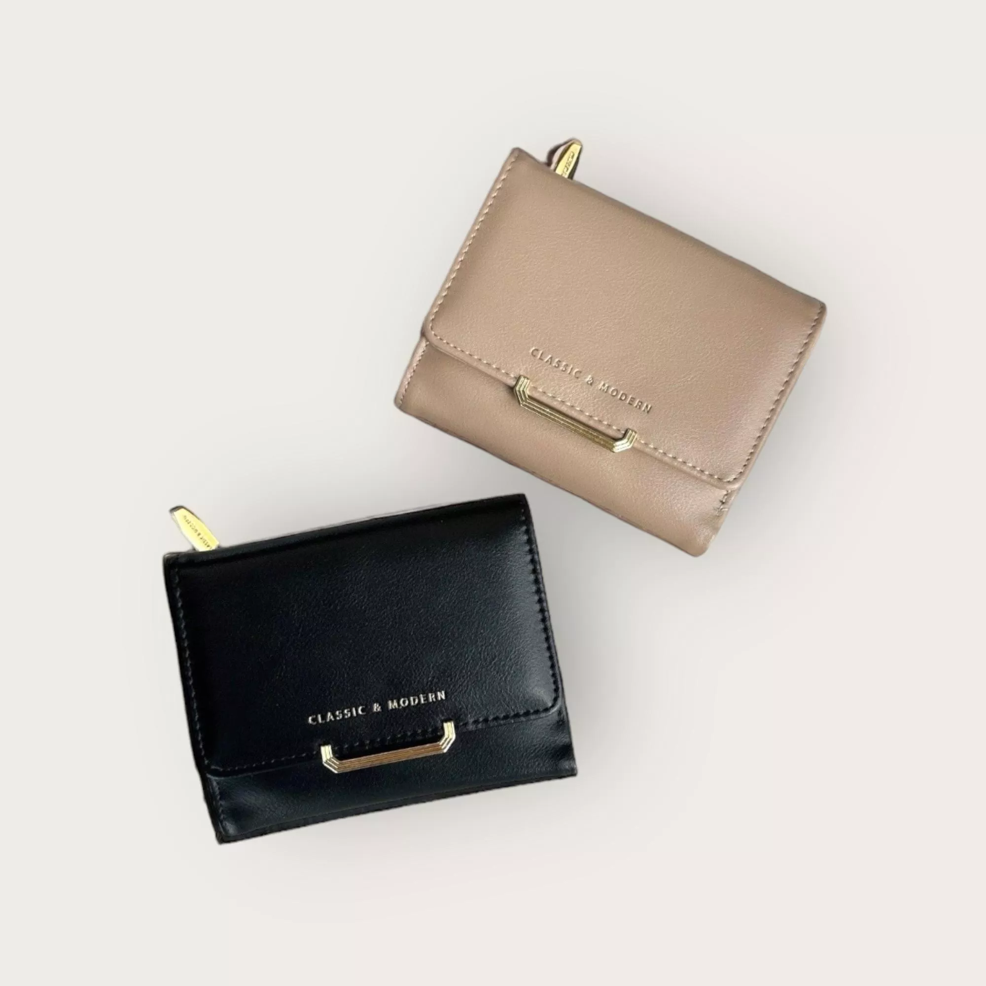 早鳥9折 簡雅三折短夾