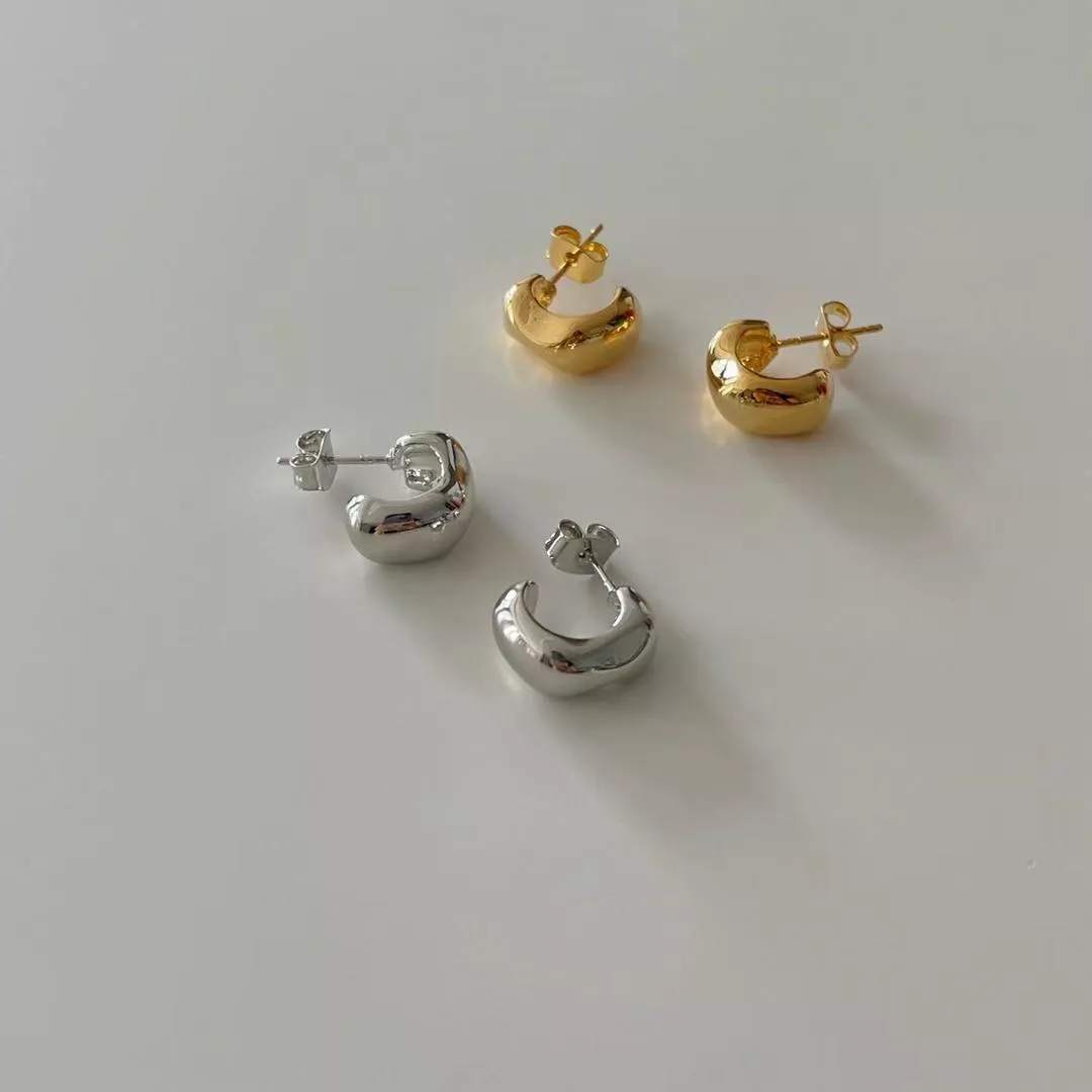 May02-簡約C字耳環 (2color)