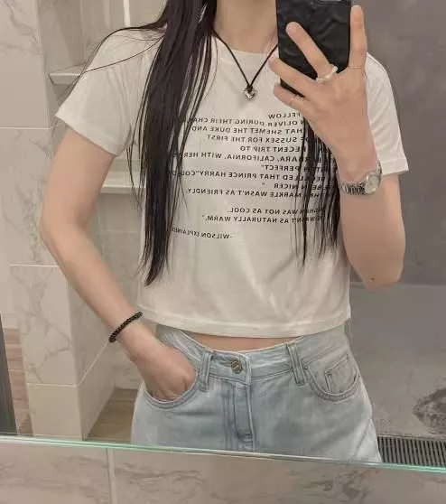 May10-英文小文章短版休閒上衣