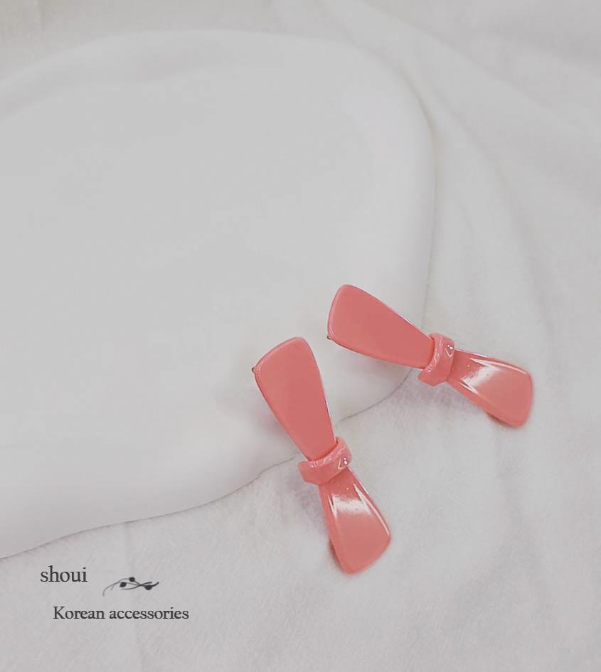 pink bow | 邊夾壓夾