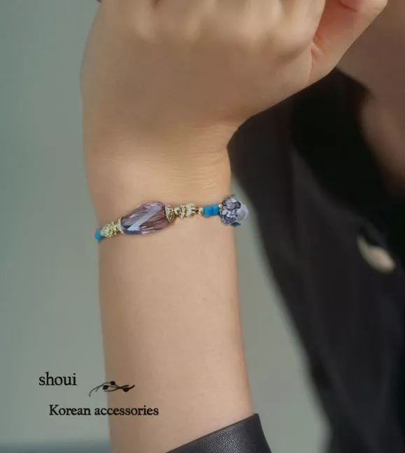 汪洋裡的藍 | 天然石手鍊