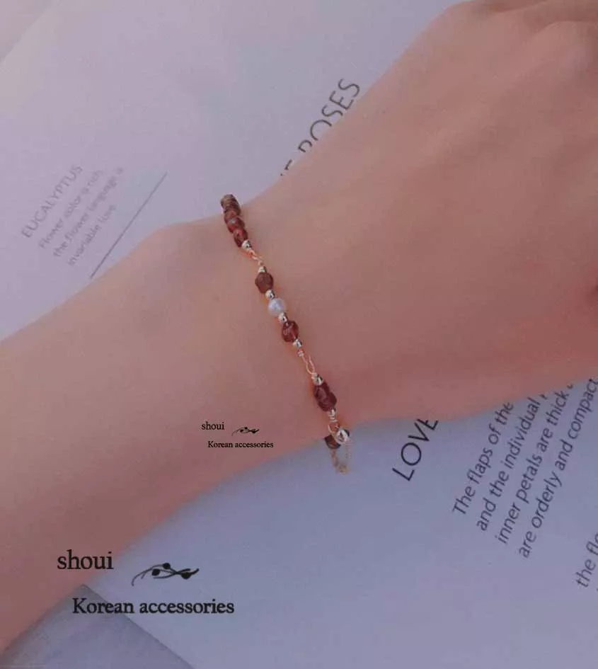 石榴紅了 | 天然石手鍊