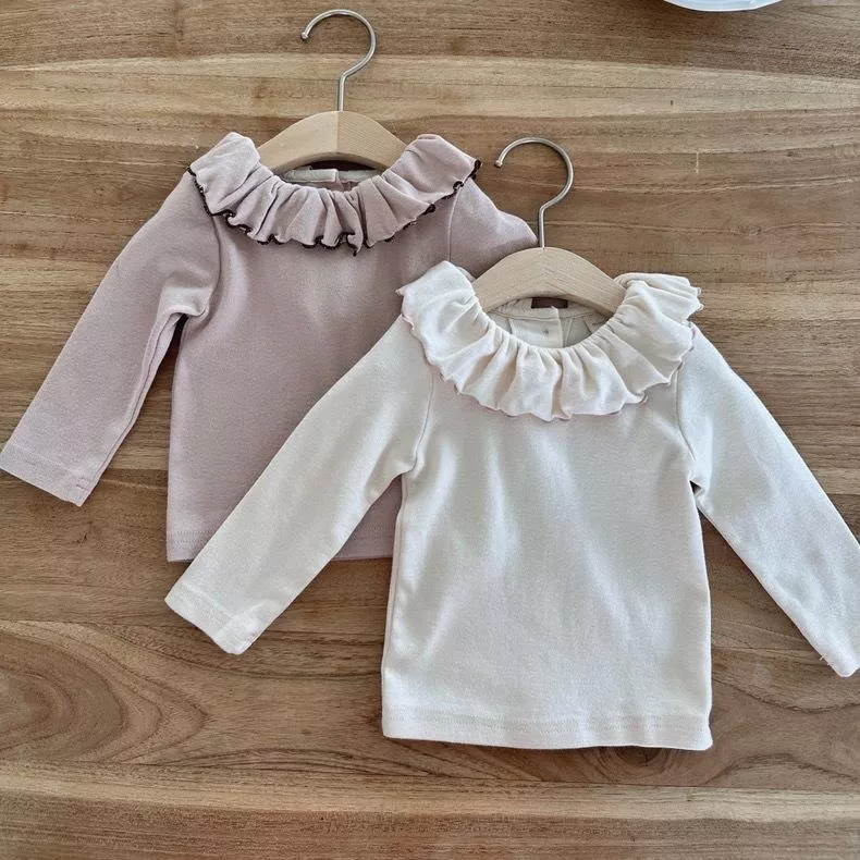 秋冬必備浪漫荷葉邊上衣