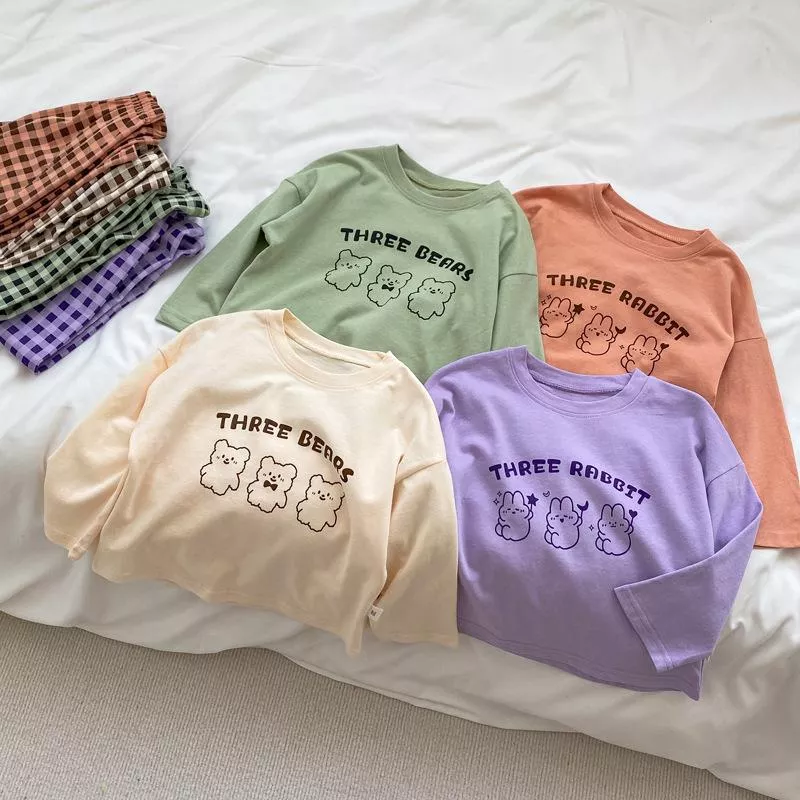 你的睡覺好朋友~ 長袖圓領家居服 #小兔子/小熊