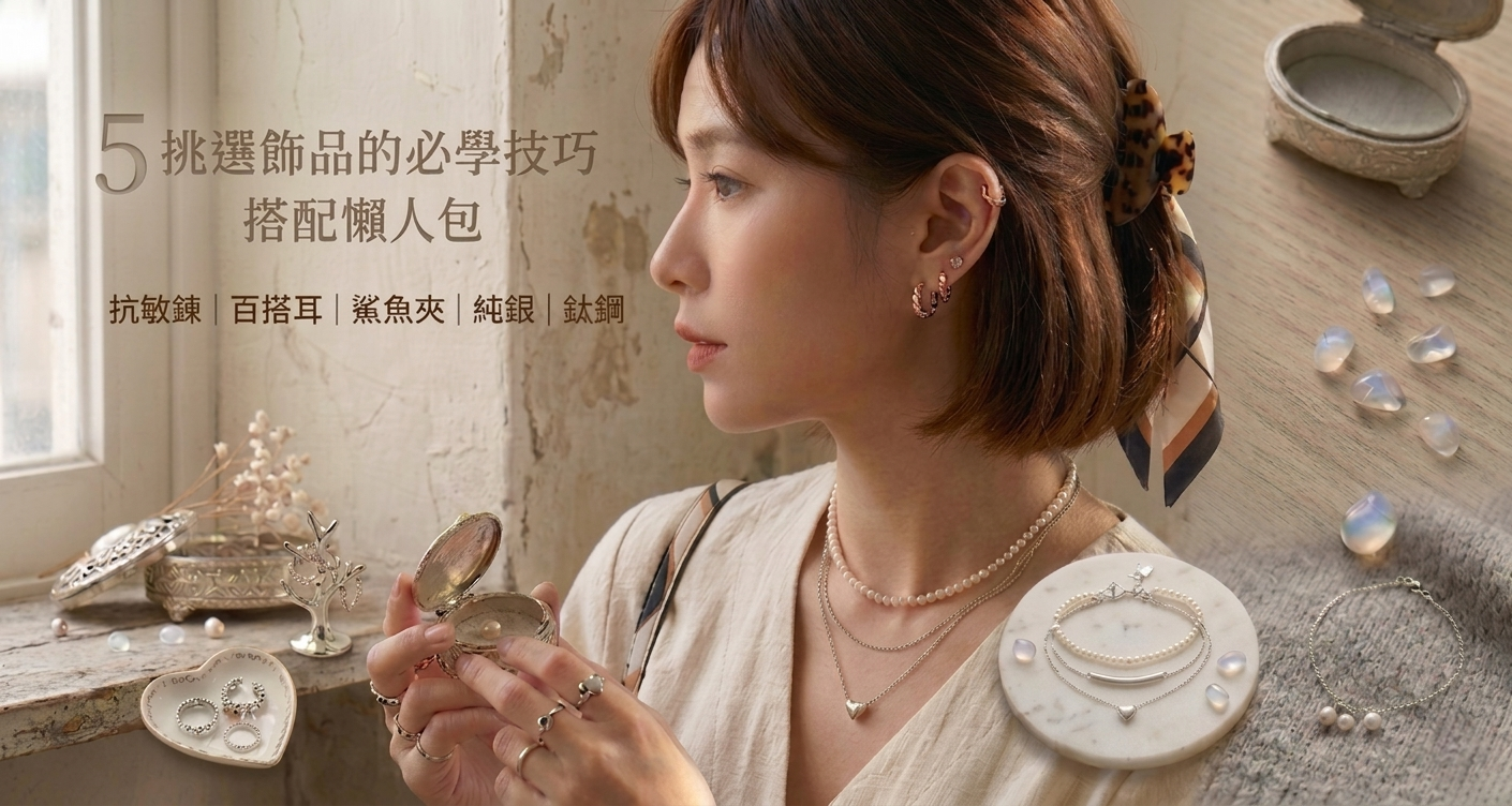 5個挑選飾品的必學技巧，讓你花小錢變大美女