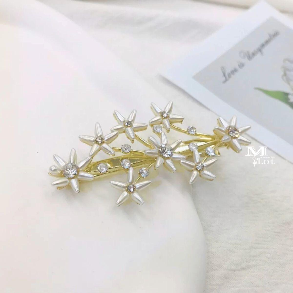 融雪花開 • 質感邊夾